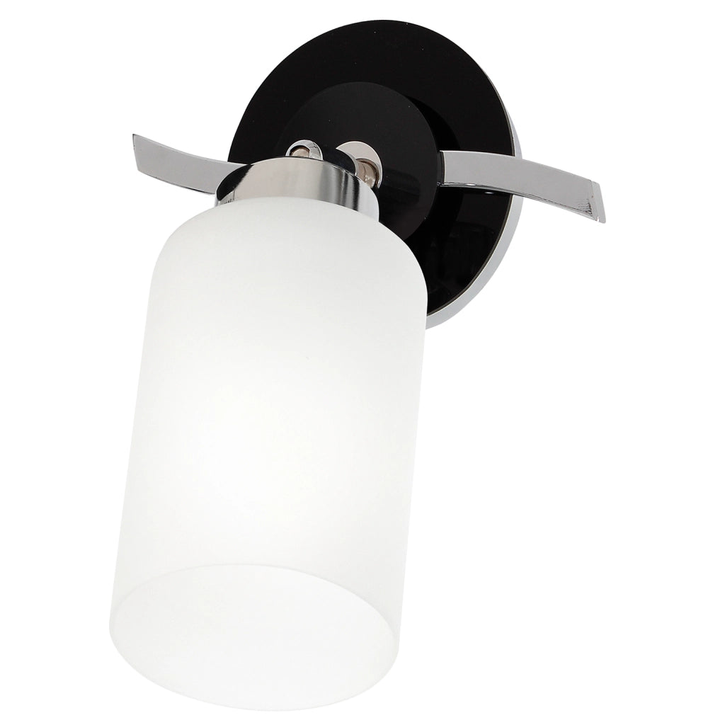 Applique Tokio cromata con diffusore vetro 1xE27 Luminex