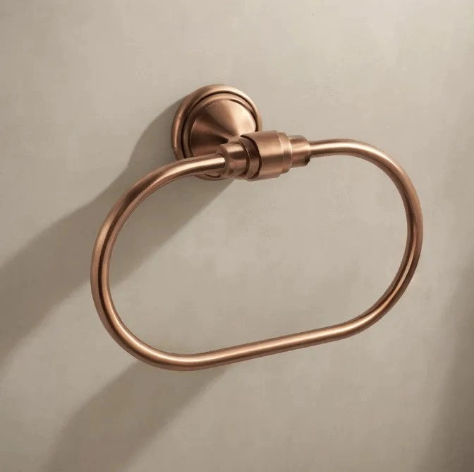 Appendiabiti Da Bagno Ring 1607 Aristo Rame Spazzolato