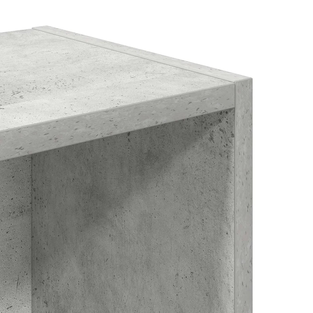 Libreria Grigio Cemento 31x24x77 cm in Legno Multistrato 860331