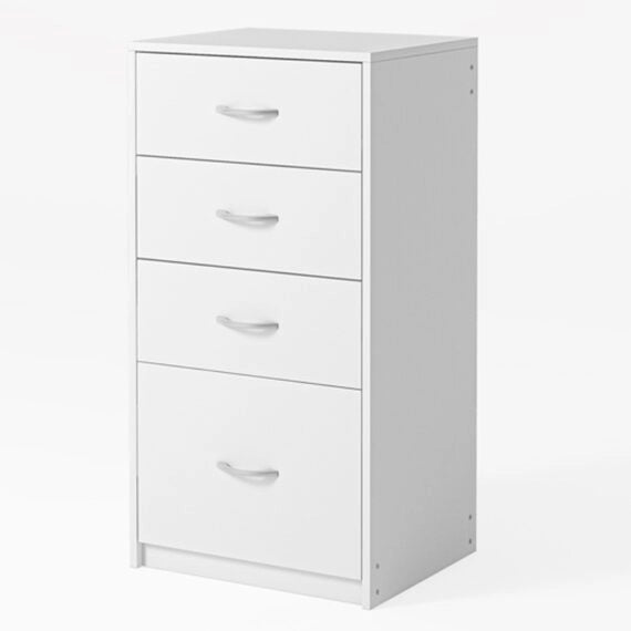 Libreria, bianca 45x35x85 cm
