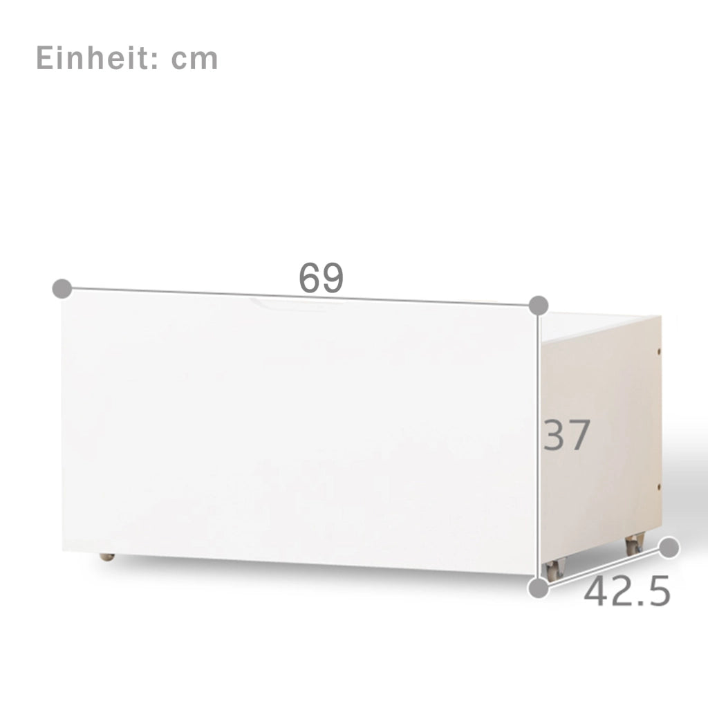 Letto a due cassetti per bambini - Zephmum- 2 cassetti