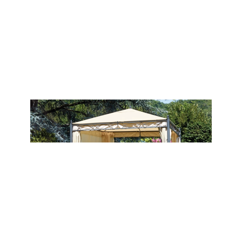Copertura di ricambio per Gazebo MOIA quadrato 3x3 in ferro
