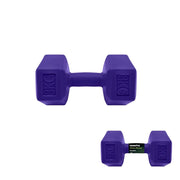 Manubrio Attrezzo Peso per Palestra Blu 3 Kg