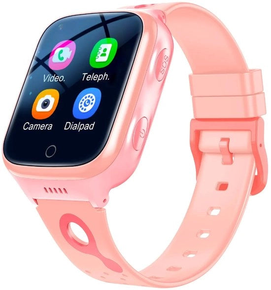 Orologio GPS per bambini - Tracciatore - Smartwatch - Rosa