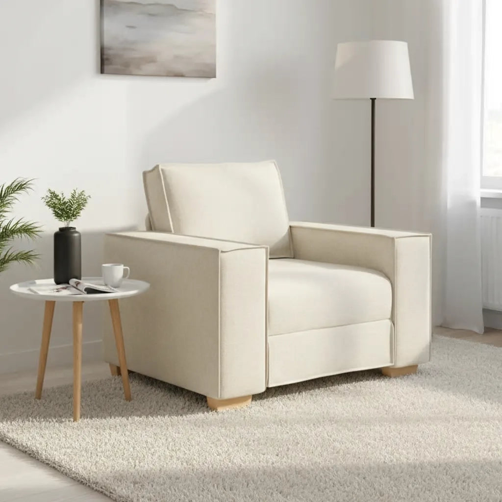 Poltrona in Lino 100x78x84 cm 4104969