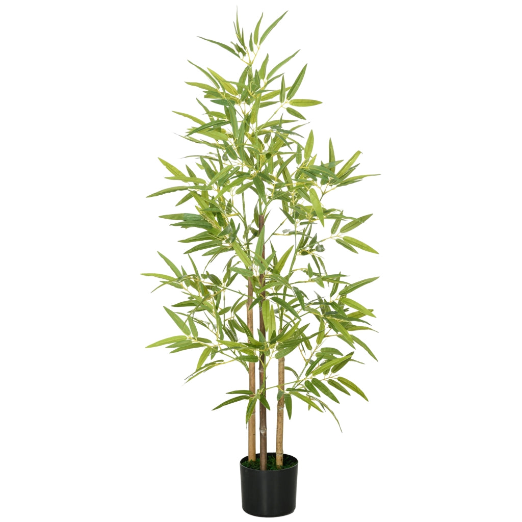 Albero di bamb¨´ artificiale ¨C zephmum ¨C verde, altezza 120 cm con vaso