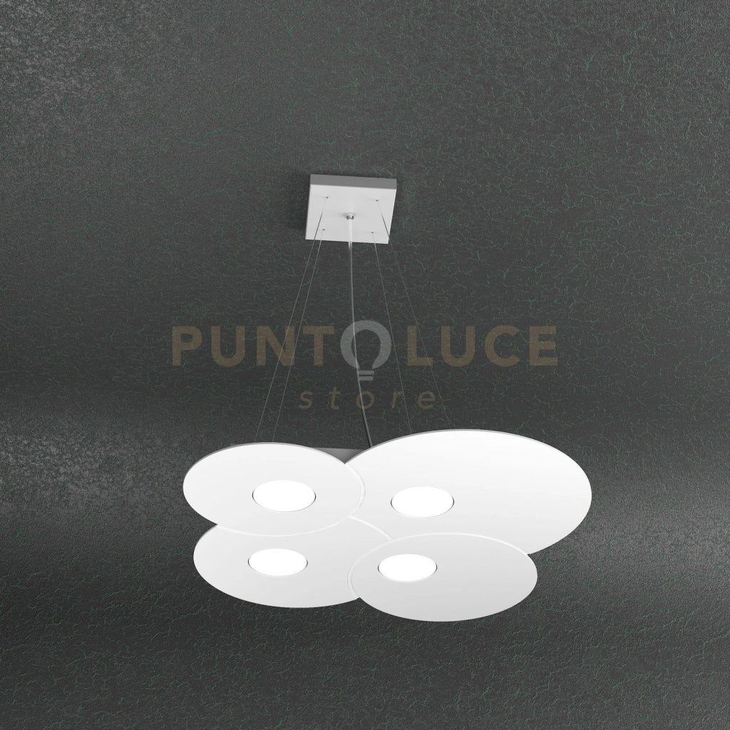 CLOUD SOSPENSIONE 4 LUCI BIANCO 1128-S4-BI