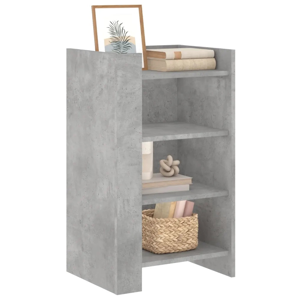 Credenza | Madia | Buffet da pranzo | Armadio da pranzo Grigio Cemento 45x35x75 cm in Legno Multistrato