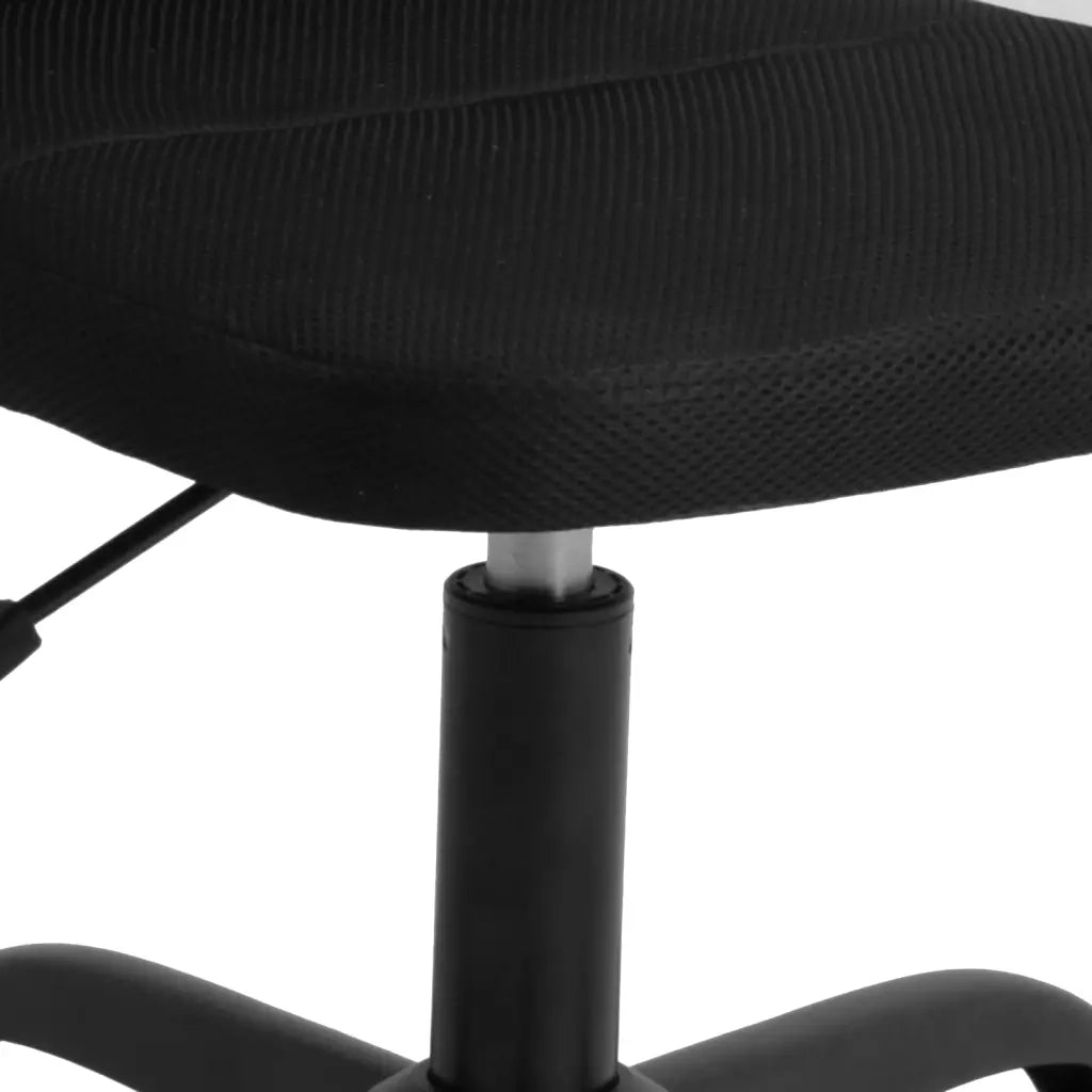Sedia da Ufficio | Sedia da Gaming Nera in Tessuto a Rete