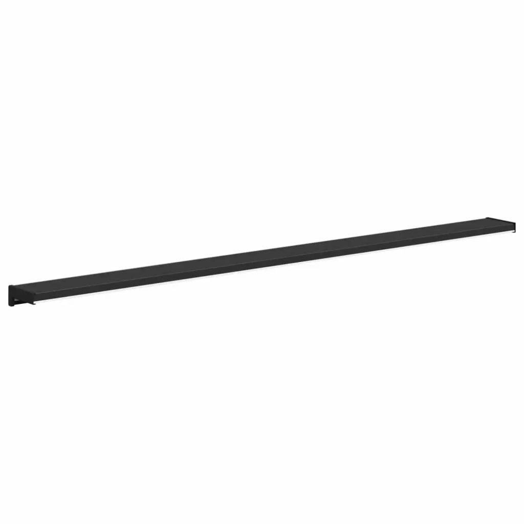 Soglia della Finestra Nero con Venature del Legno PVC 42046838