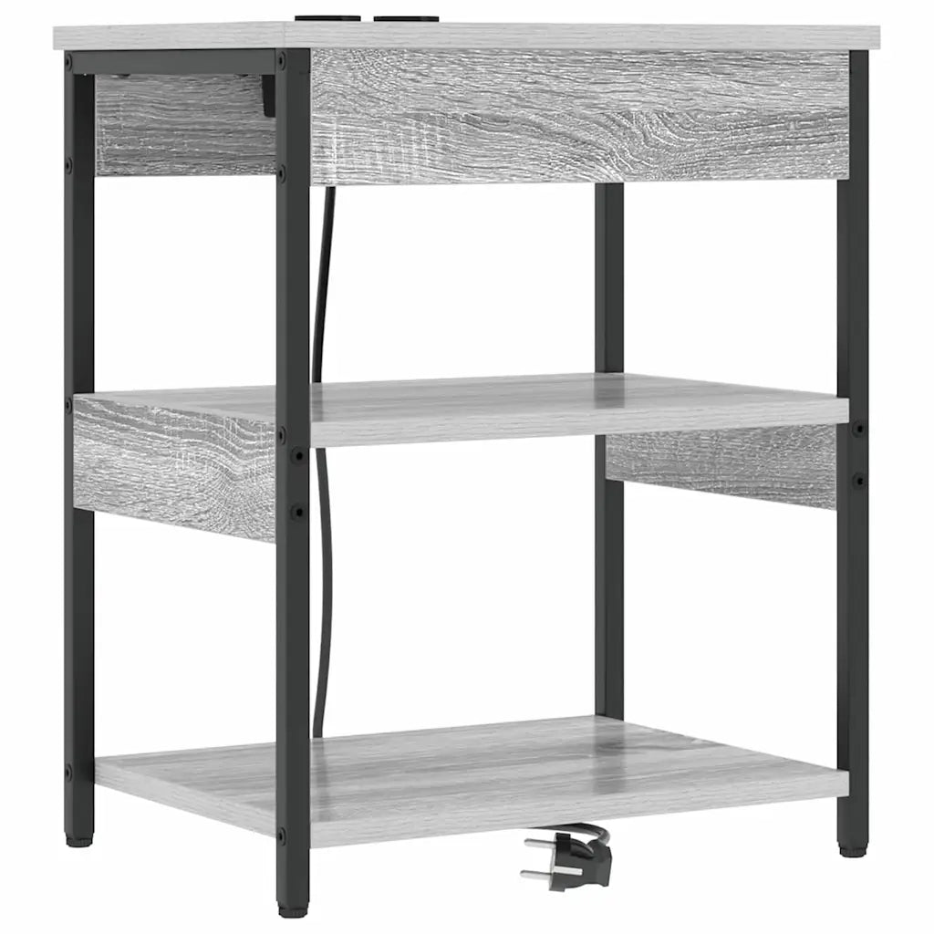Armadio da Notte 2 pcs Grigio Sonoma 41 x 31 x 51 cm 859542