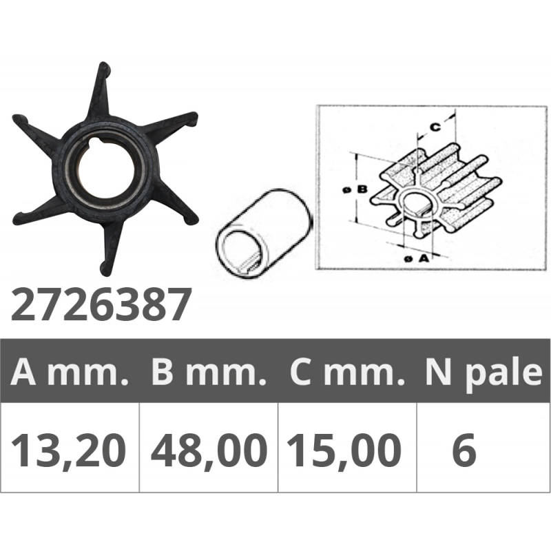 GIRANTE SELVA R.O.8095020 IMPELLER SELVA 8095020