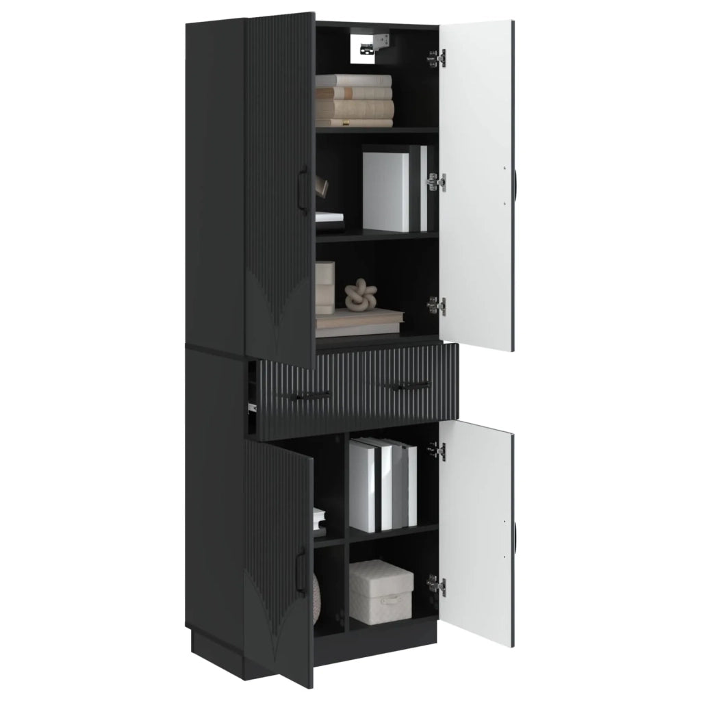 Set di armadi 2 pz Nero Legno ingegnerizzato 3416827