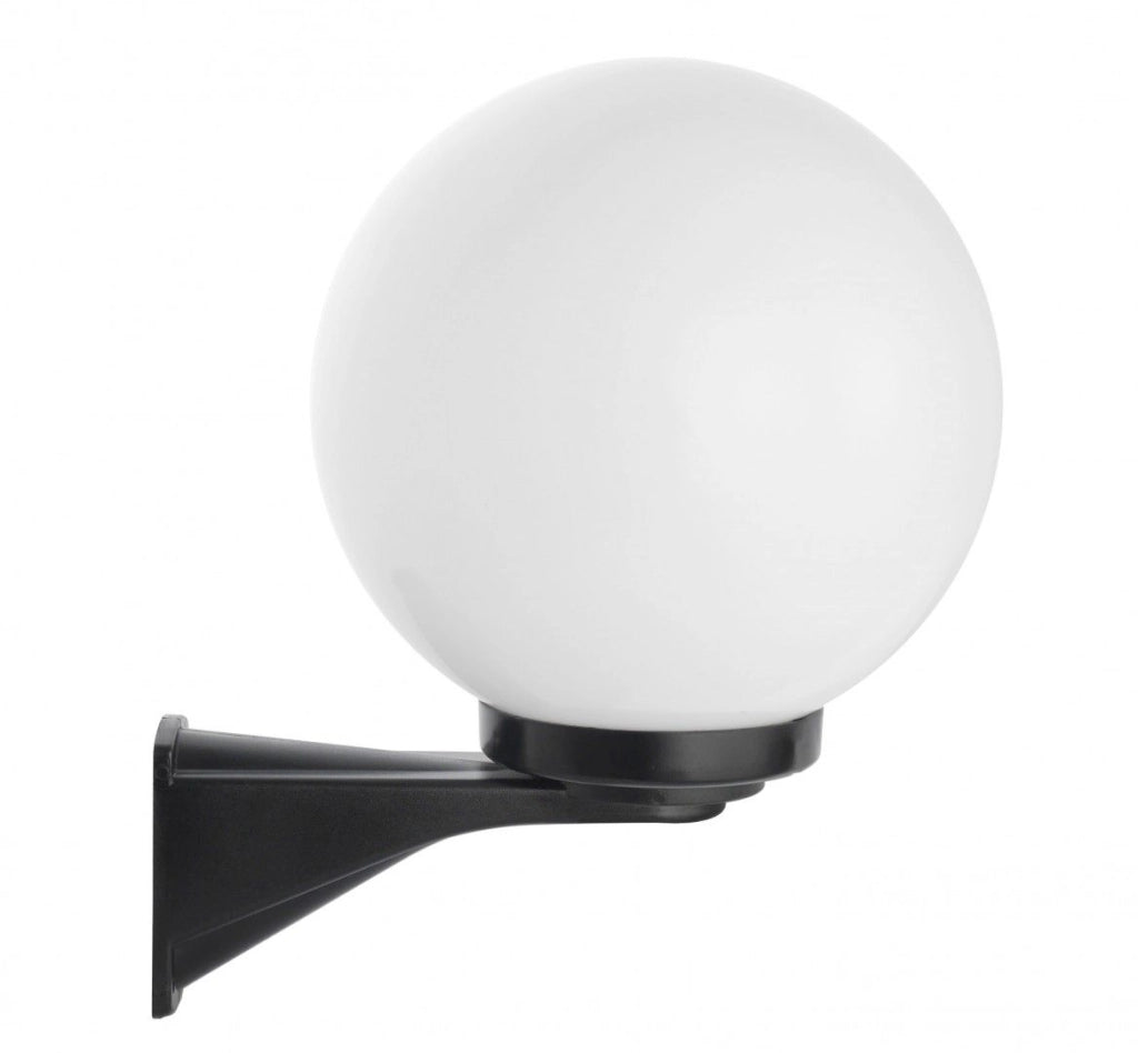 Applique esterna SU-MA sfera fumé nera 25cm E27 IP43