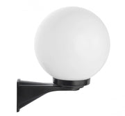 Applique esterna SU-MA sfera fumé nera 25cm E27 IP43