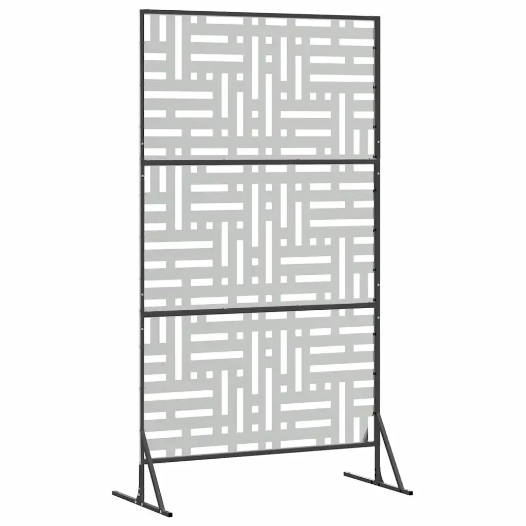 Schermo per Privacy Grigio 100 x 50 x 180 cm Acciaio