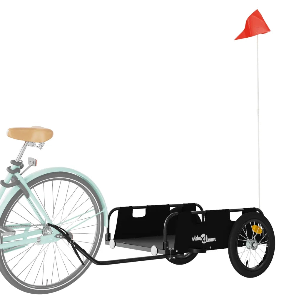 Rimorchio da Bici Nero Oxford e Ferro 94171