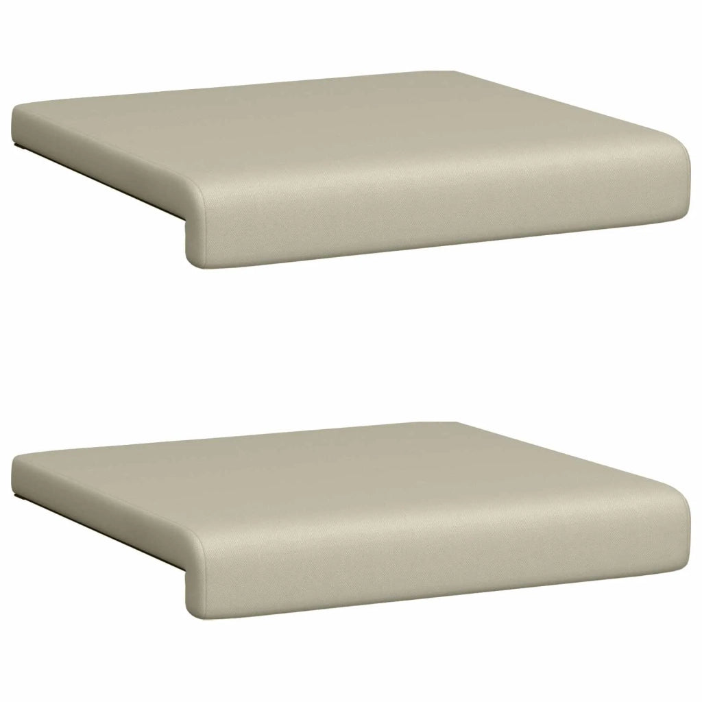 Cuscino per panchina 2 pcs Velvet testurizzato Sabbia 42043080