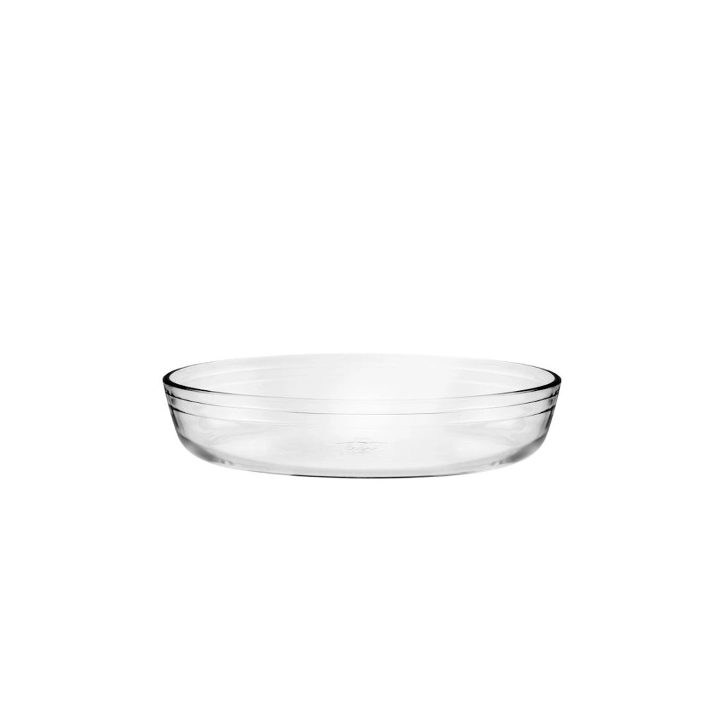 Tegame ovale in vetro borosilicato cm 40×27