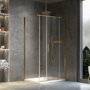 Cabina Doccia Rea Montana Gold Brush 140x90