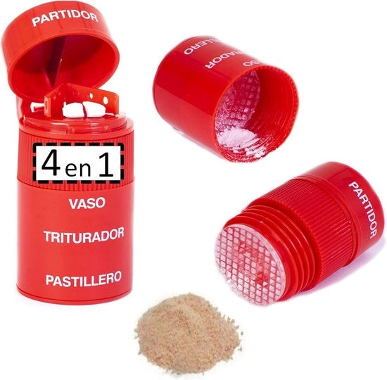 Crushatore di pillola - Tabletta verificatrice - Sminchiatore di pillola - Riduttore di pillola - Verificatore di pillola