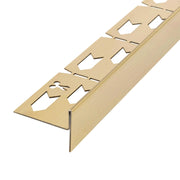 Profilo Doccia Pendenzato 120cm Brush Gold destra