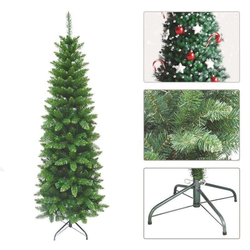 MAURY'S ALBERO DI NATALE EXTRA SLIM 210 CM VERDE
