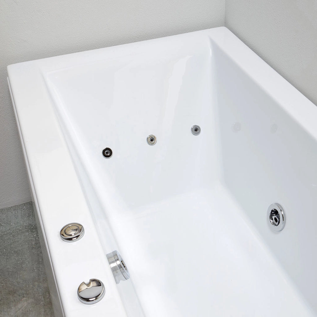 Vasca da bagno rettangolare idromassaggio