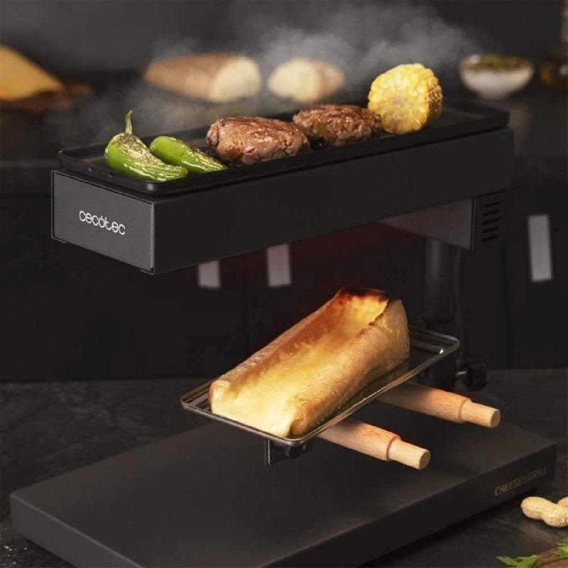 CECOTEC 03081 - Raclette Cheese&Grill 6000 Black