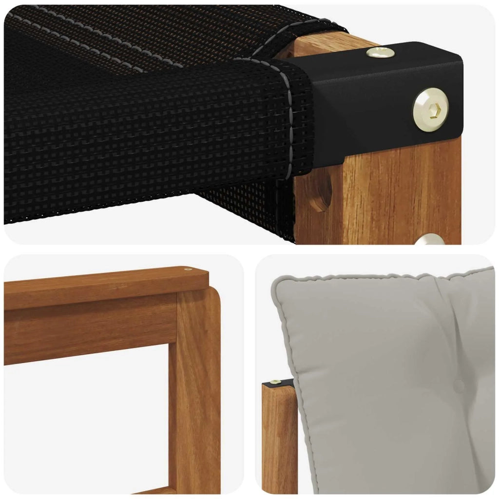 Set di divani da esterno 8 pcs Grigio Naturale e Chiaro 3369738