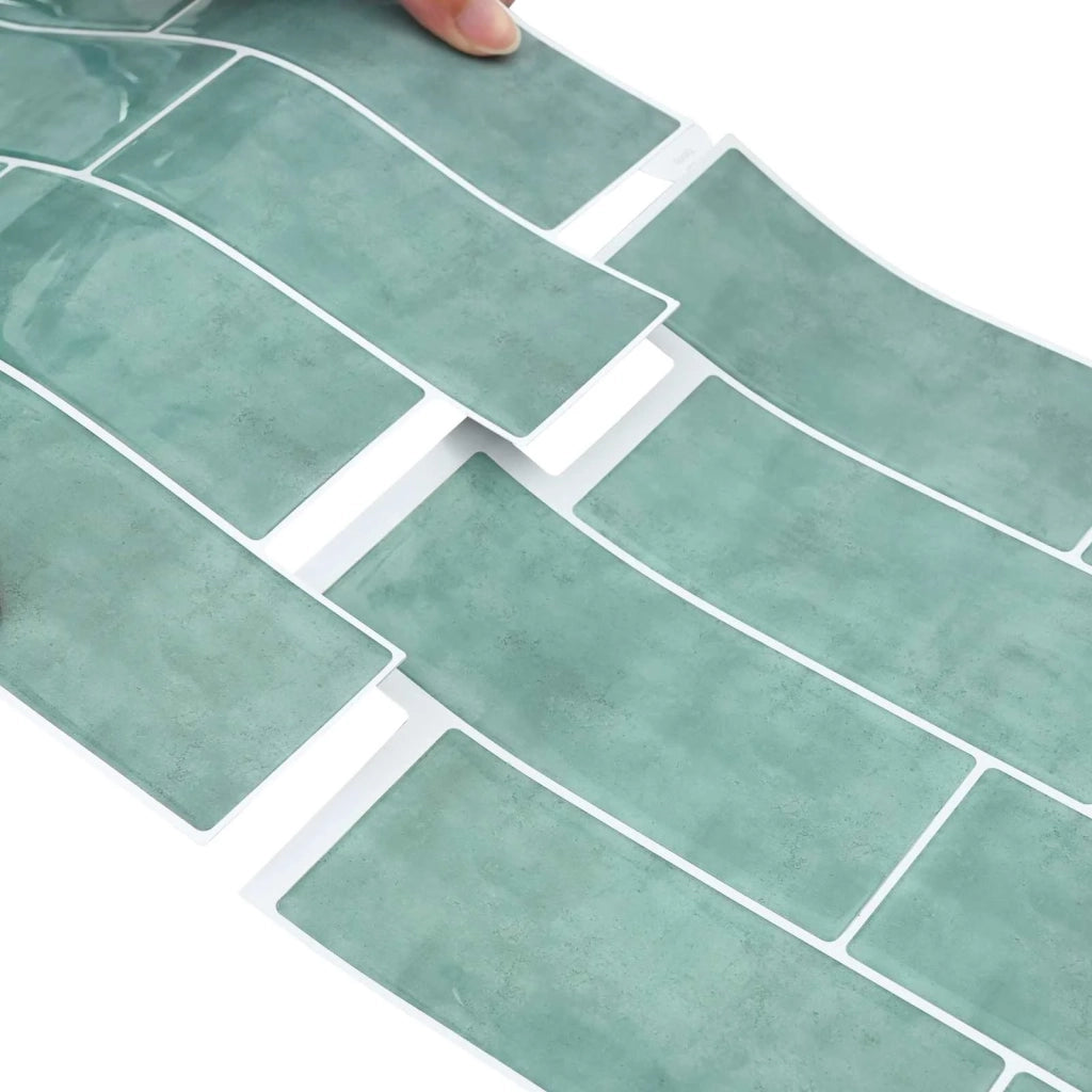 Piastrella subway 20 pcs Grigio Verde 29 x 21 cm 42046151