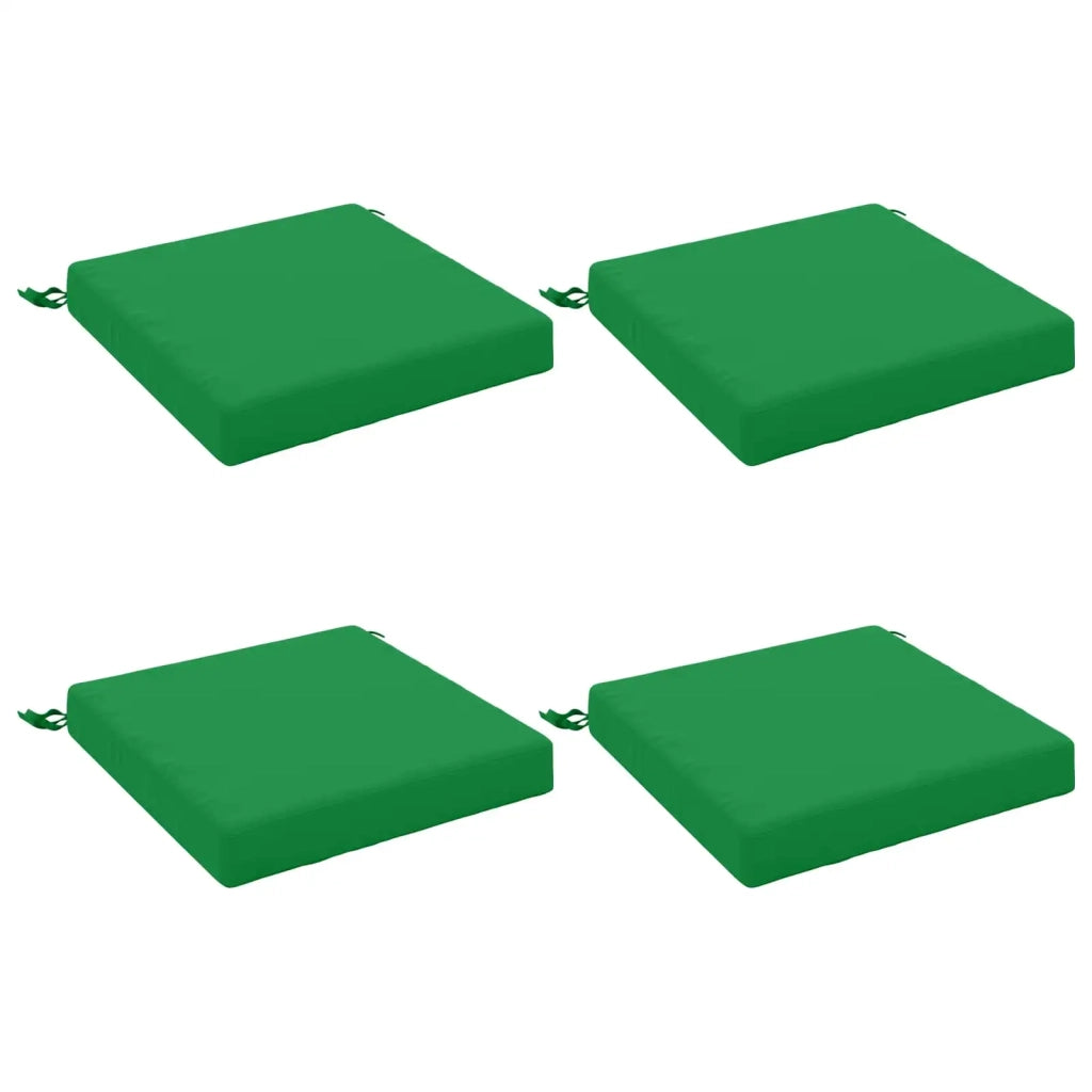 Cuscini per Sedia in 4 Pezzi SOEST 4 pz 100% Poliestere Verde 944576