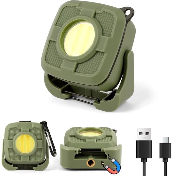 Lanterna per Campeggio Oplaubile - IP44 Impermeabile - Lampada da Tenda Portatile - 5 Modalità di Illuminazione - 4 Temperature di Colore - Attacco Magnetico - Lampada da Campeggio