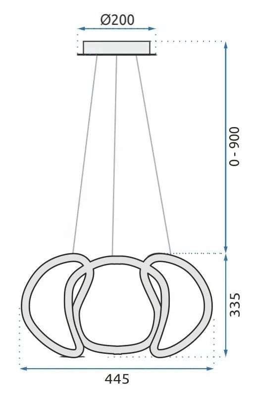 Lampada App386-cp Gold