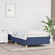 Giroletto senza Materasso Blu 90x200 cm in Tessuto 347139