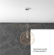 SOSP. OTTONE SAT. 1 LUCE GRANDE AMBRA 1155OS-SG-AM