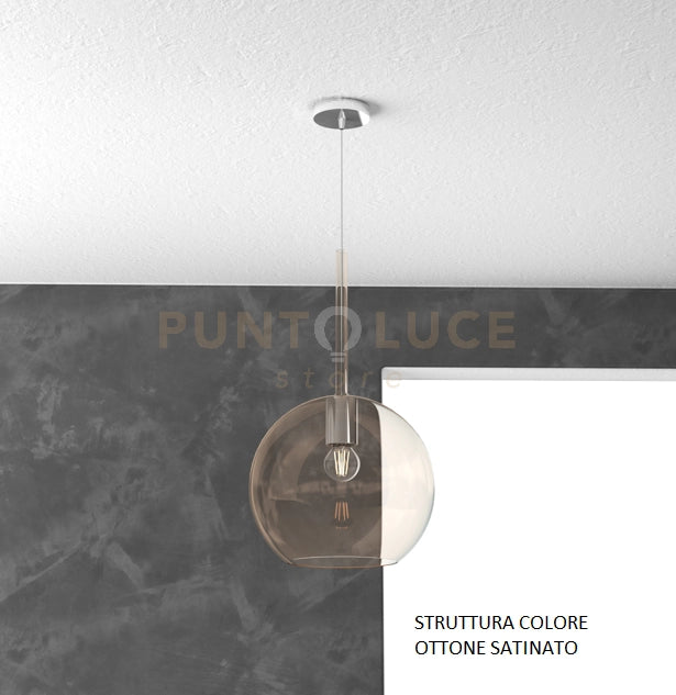 SOSP. OTTONE SAT. 1 LUCE GRANDE AMBRA 1155OS-SG-AM