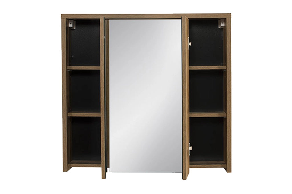 Mobile con specchio 80 cm 3 ante Hampton 80 x 75 x 16 cm