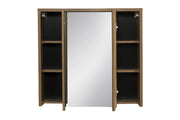 Mobile con specchio 80 cm 3 ante Hampton 80 x 75 x 16 cm