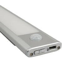 Lampada Ricaricabile USB Sensore Movimento Armadio Cucina 60Ccm Luce Naturale 4000k