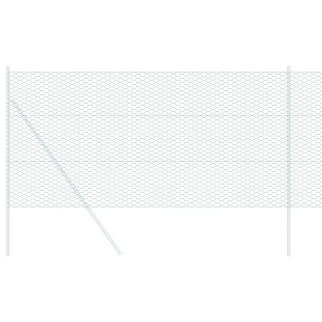 Recinzione da Giardino | Recinzione Esagonale Verde 1,4 x 100 m PVC