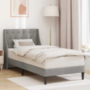 Struttura del letto Grigio chiaro 80 x 200 cm Velluto 42027388