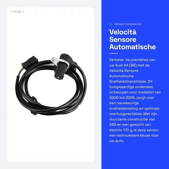 Trasmissione automatica di velocità sensore per Audi A4 (B6) 2000-2005 - Codice OE 8E0927807B