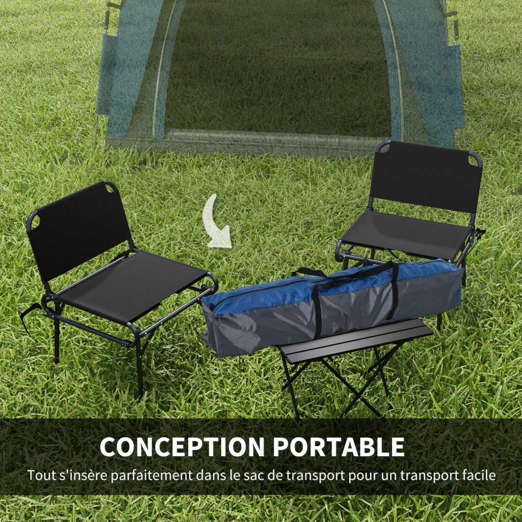 Tenda da Camping Pop Up a Cupola ¨C Minimal ¨C Grigio Blu