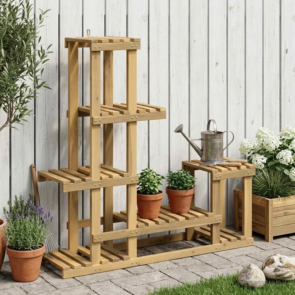 Supporto per piante Bianco 93,5 x 25 x 91,5 cm 903089