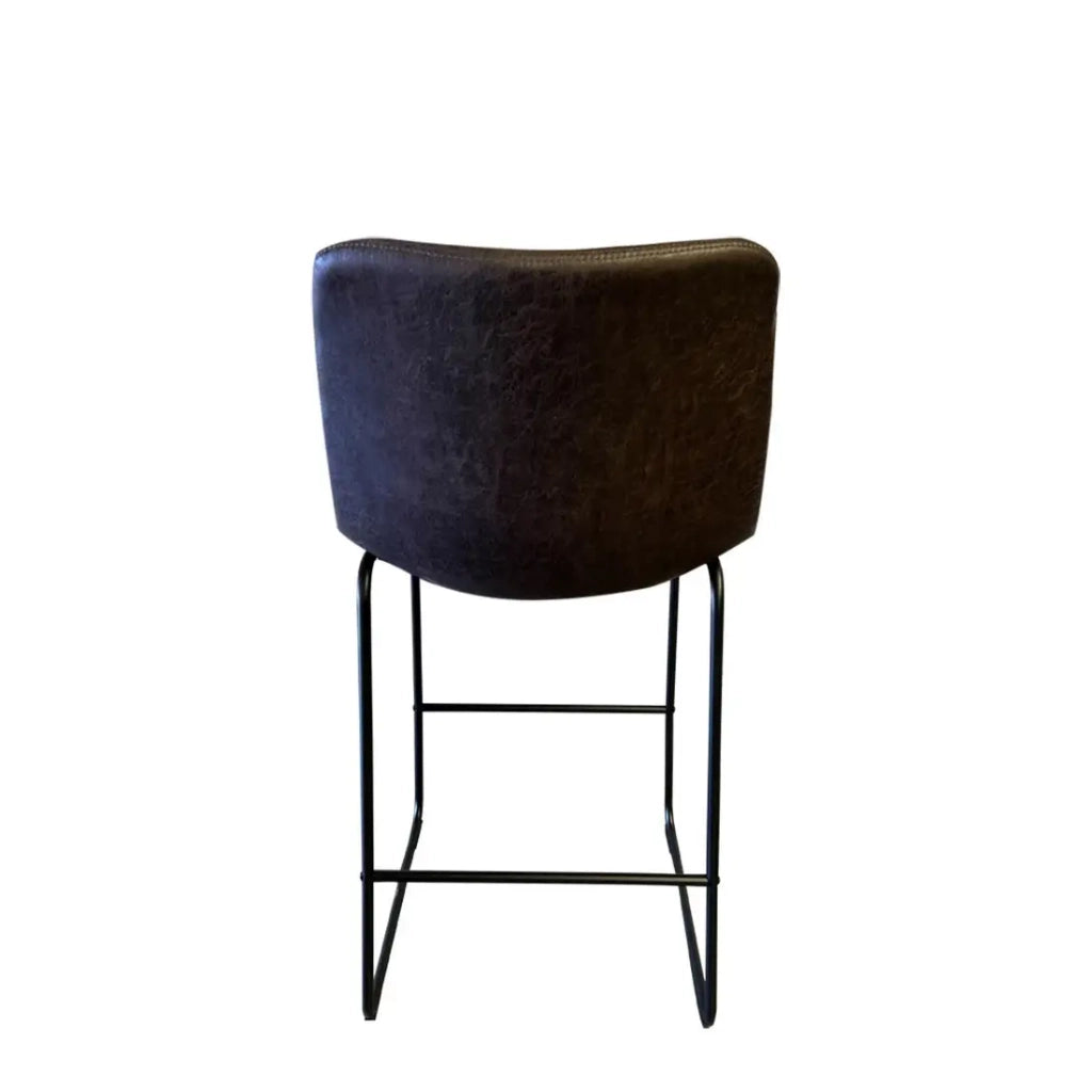 Sgabello da bar RONDA colore cognac