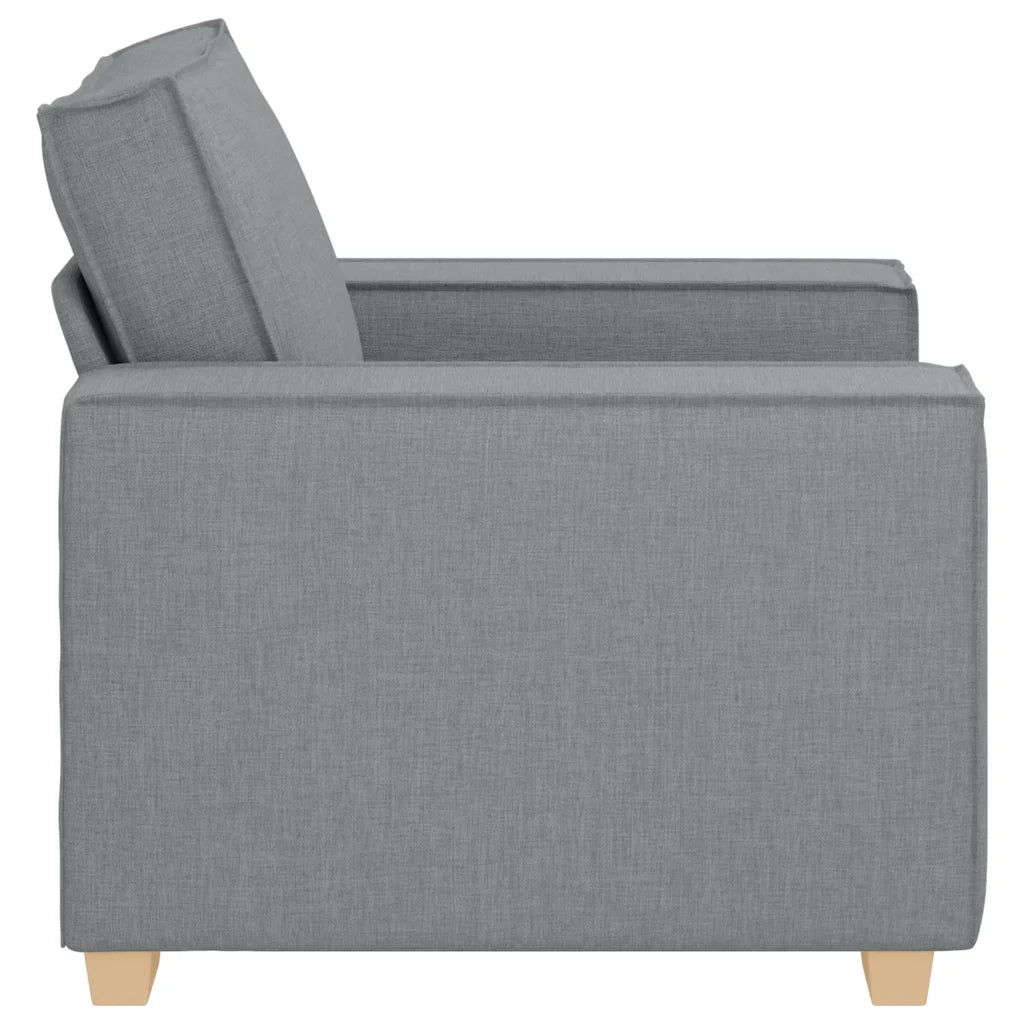Poltrona Divano Grigio Chiaro 100x78x84 cm Tessuto 4104960