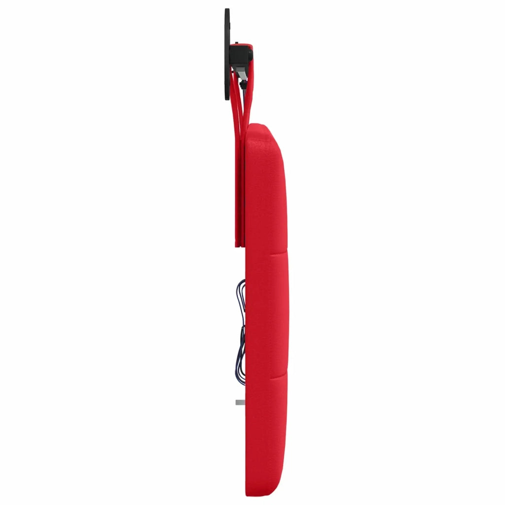 Testiera sospesa Con luce LED Rosso Similpelle 3424403