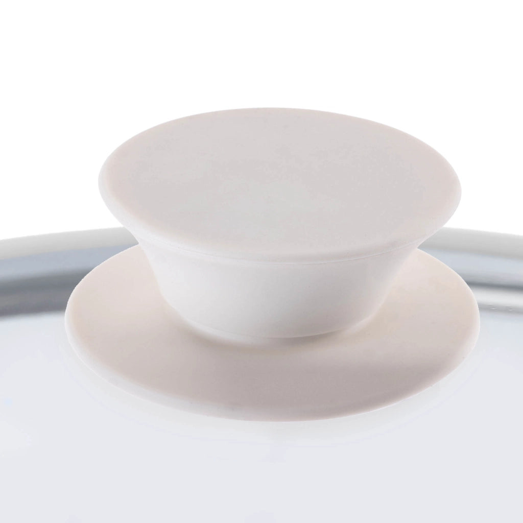 Coperchio in vetro KADAX da 26 cm, universale, resistente al calore, per pentole e padelle.