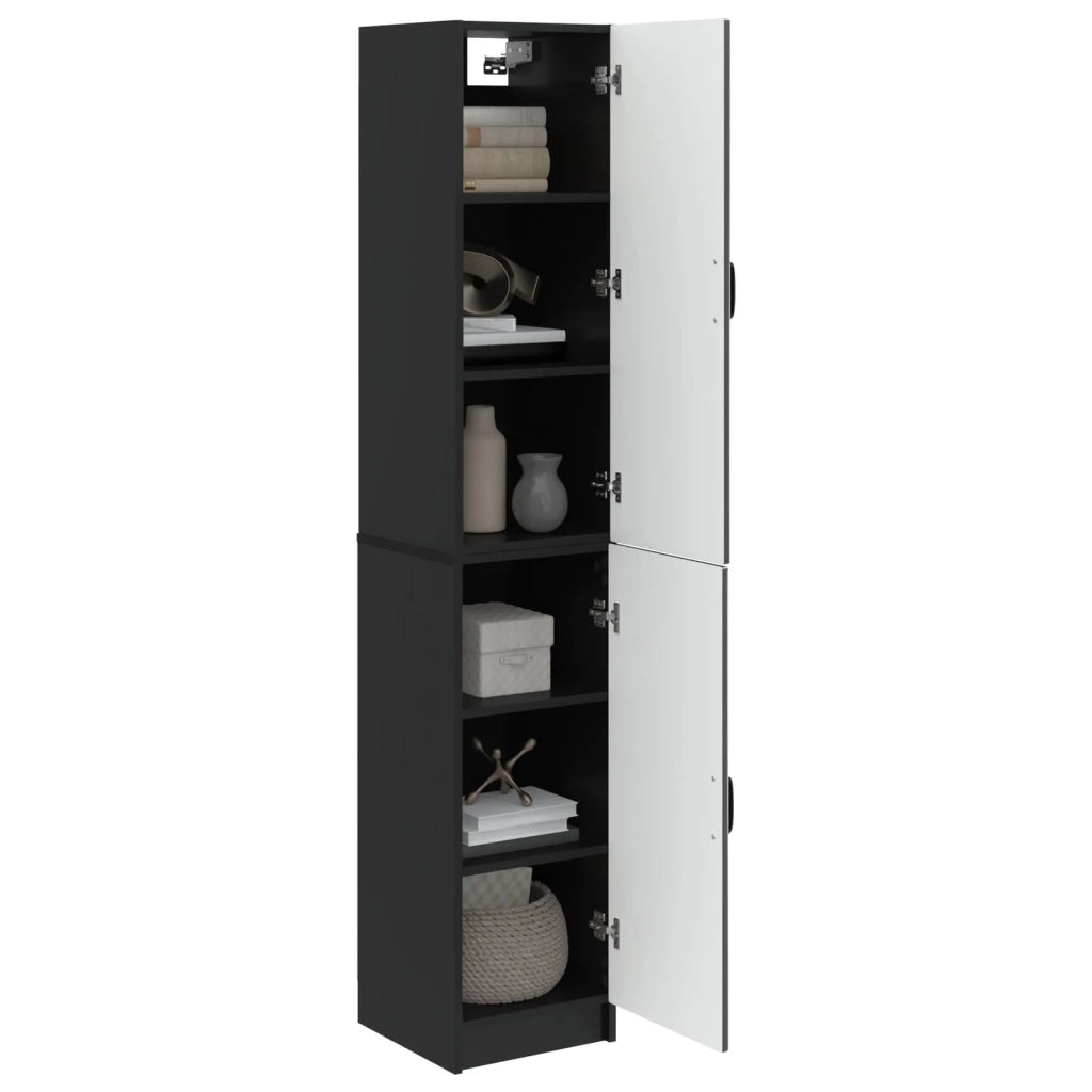 Set di armadi 2 pz Nero Legno ingegnerizzato 3416953
